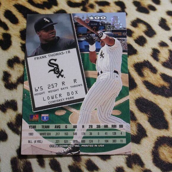 Frank Thomas #400 Baseball Card - Picture 2 of 2